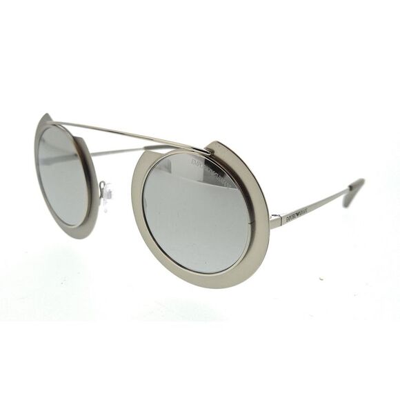 Emporio Armani 0EA2104 33256G SilverRound Sunglasses